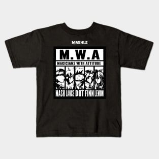 MASHLE: MAGIC AND MUSCLES (M.W.A. MAGICIANS WITH ATTITUDE) Kids T-Shirt